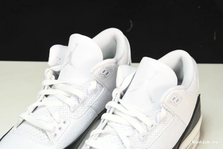WHITE JORDAN FRAGMENT BLACK 3 AIR 0923